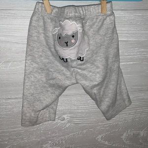 Pants with lamb on the bum